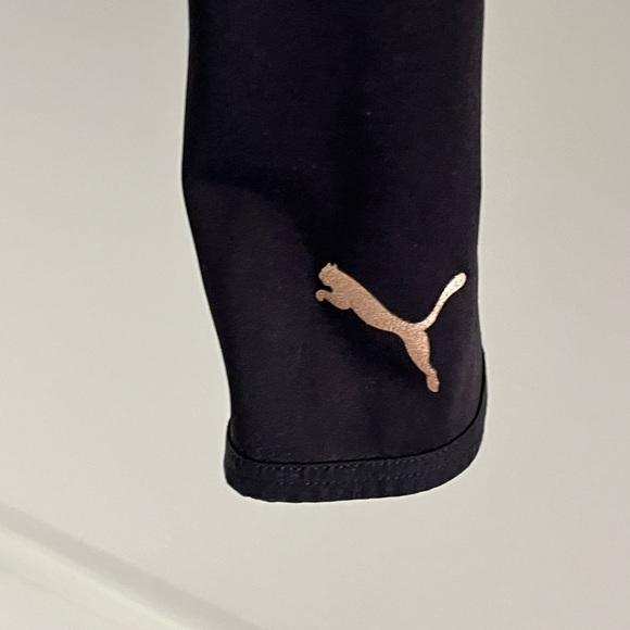 Puma Women’s Fitted Black Zip Up Jacket Small - Picture 3 of 5